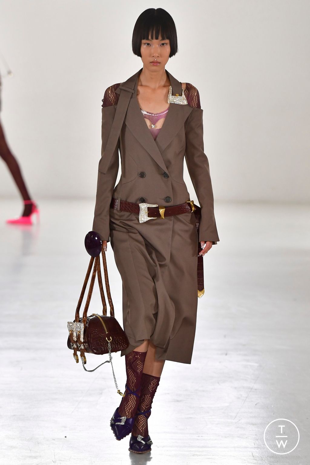 Fashion Week London Spring/Summer 2023 look 22 from the Poster Girl collection womenswear