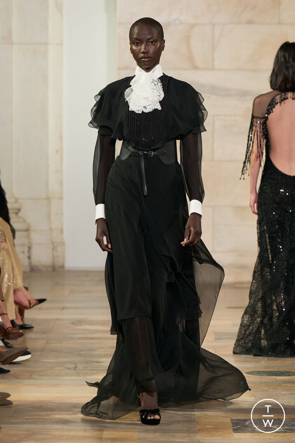 Fashion Week New York Fall/Winter 2025 look 46 from the Ralph Lauren collection womenswear