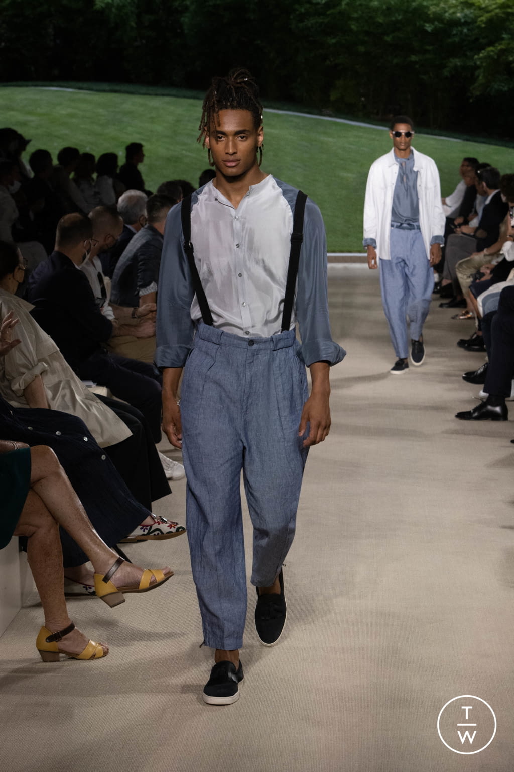 Fashion Week Milan Spring/Summer 2022 look 46 from the Giorgio Armani collection menswear