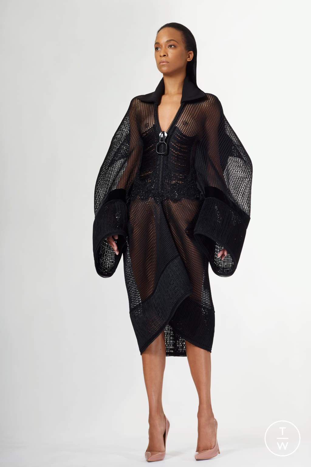 Fashion Week New York Fall/Winter 2021 look 46 from the Sukeina collection womenswear