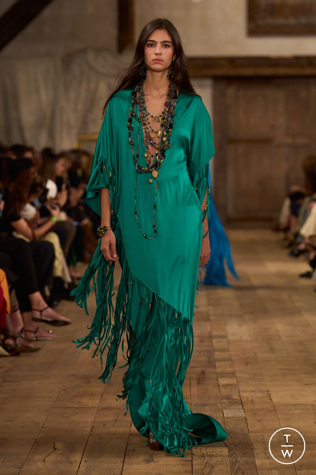 Fashion Week New York Spring/Summer 2024 look 46 from the Ralph Lauren collection 女装