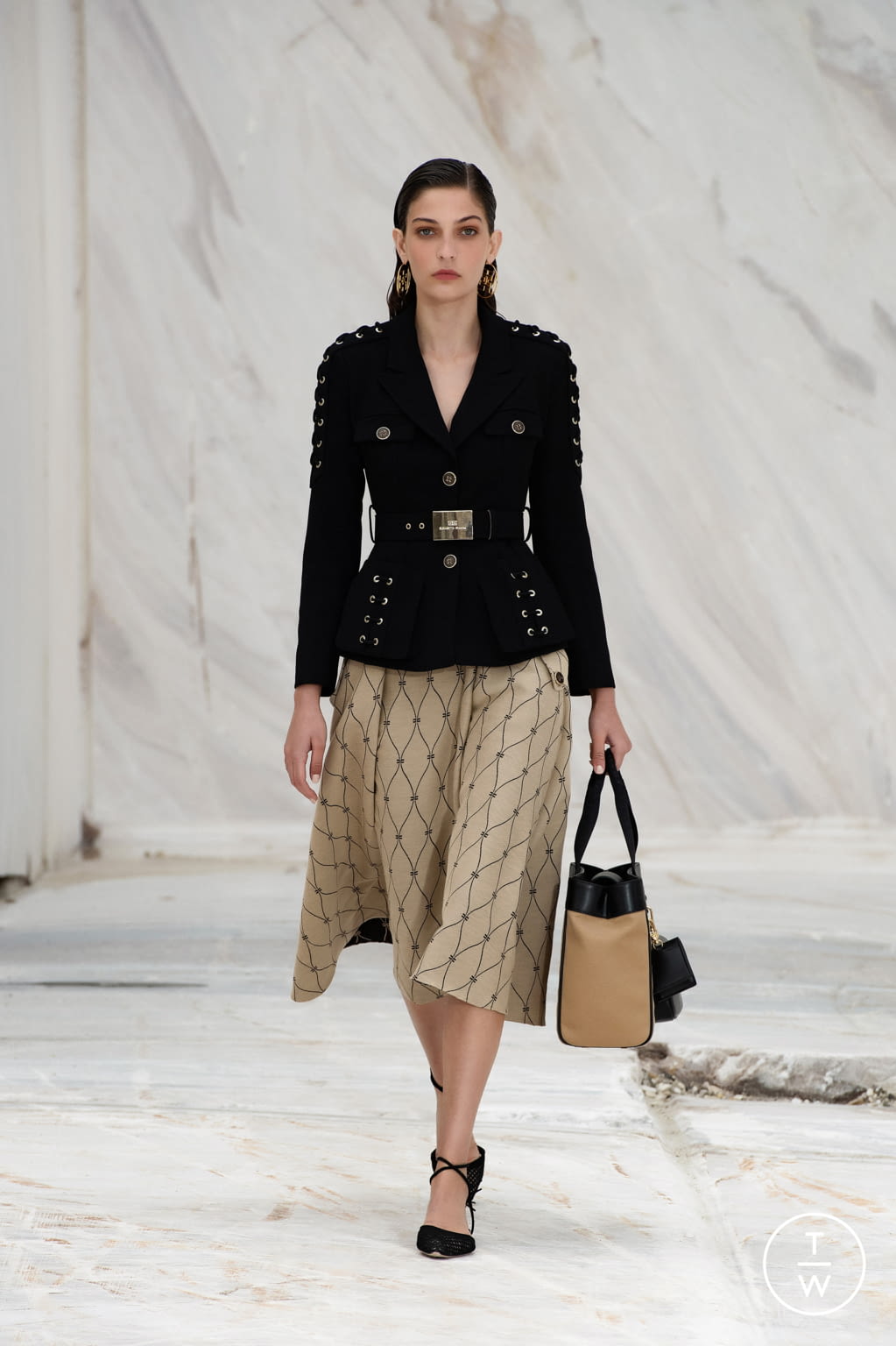 Fashion Week Milan Spring/Summer 2022 look 46 from the Elisabetta Franchi collection womenswear