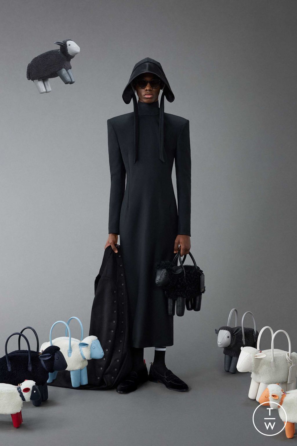 Fashion Week New York Resort 2024 look 46 from the Thom Browne collection 男装