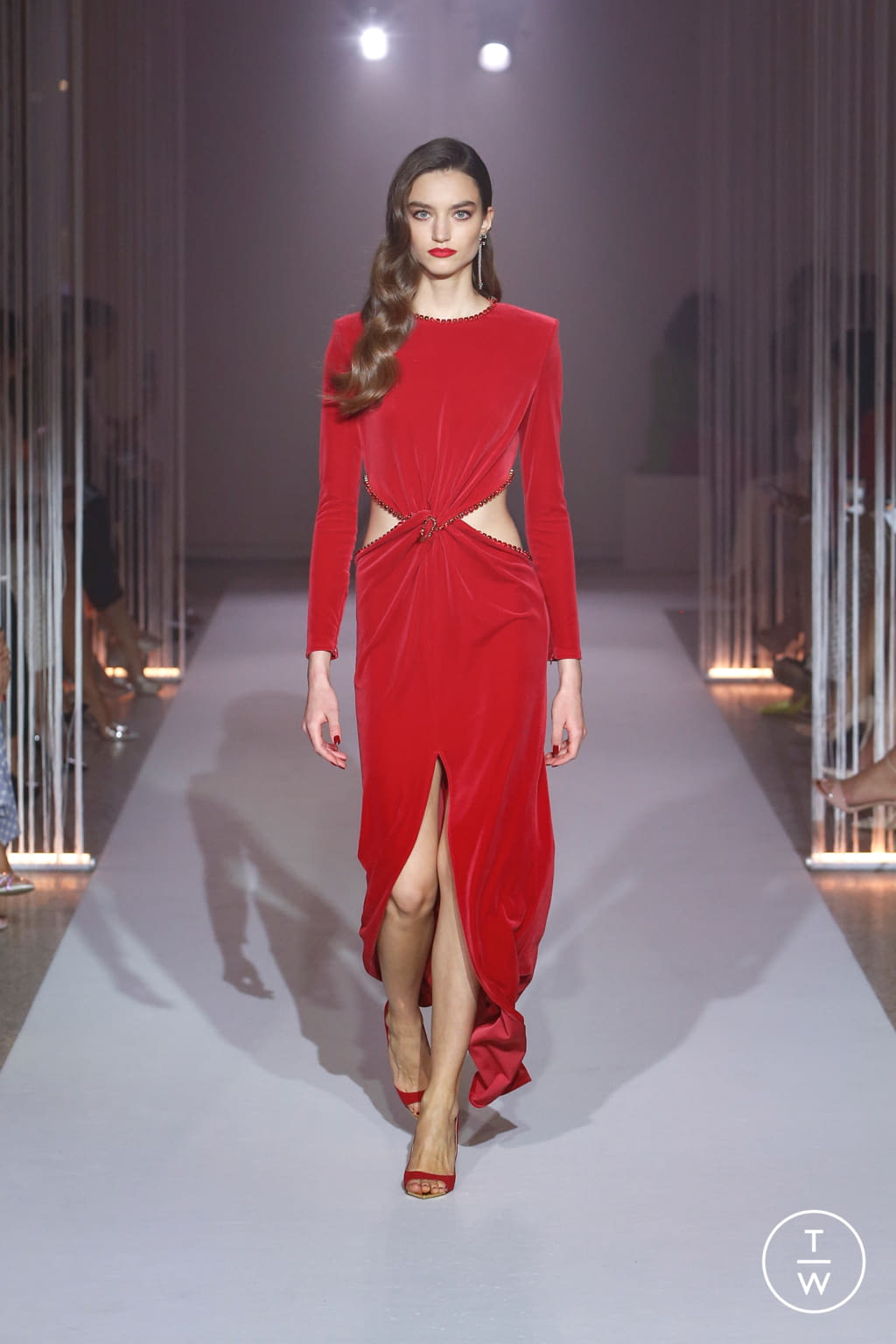 Fashion Week Milan Fall/Winter 2022 look 46 from the Elisabetta Franchi collection womenswear