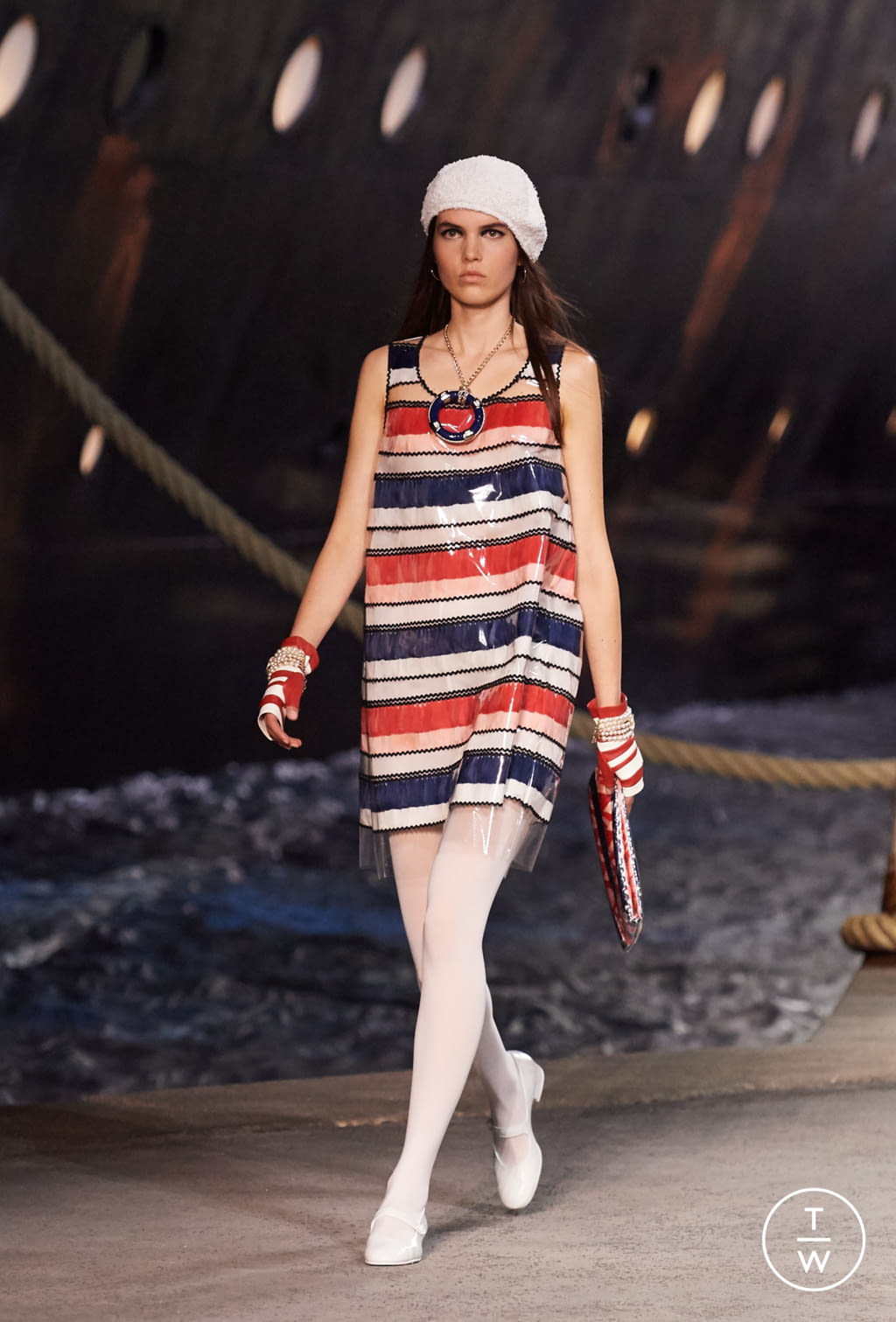 Fashion Week Paris Resort 2019 look 46 from the Chanel collection 女装
