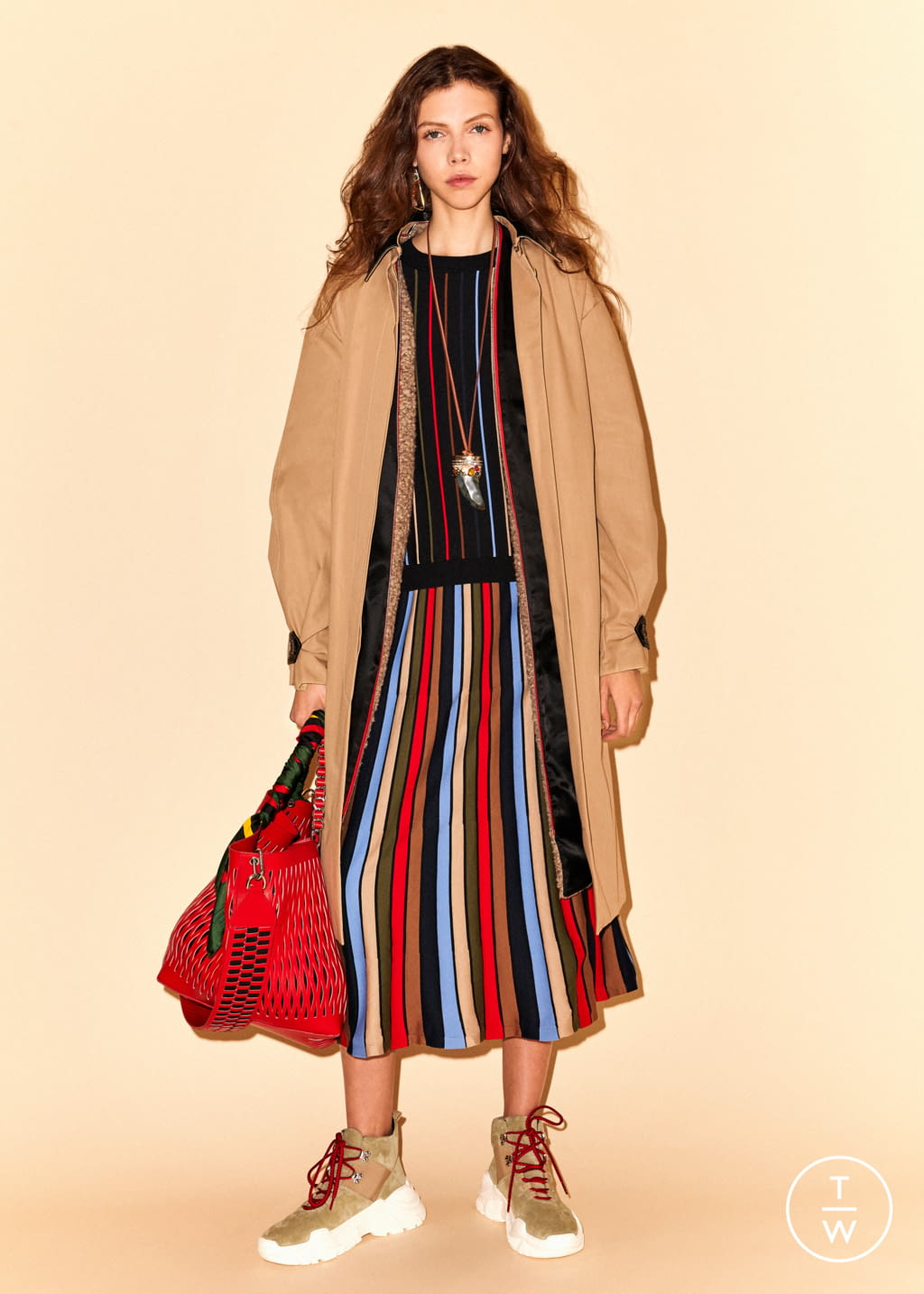 Fashion Week Paris Pre-Fall 2019 look 42 from the Sonia Rykiel collection 女装