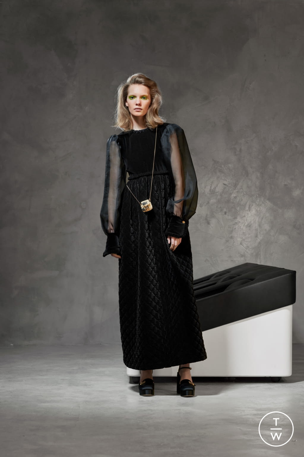 Fashion Week Milan Pre-Fall 2020 look 46 from the Fendi collection 女装