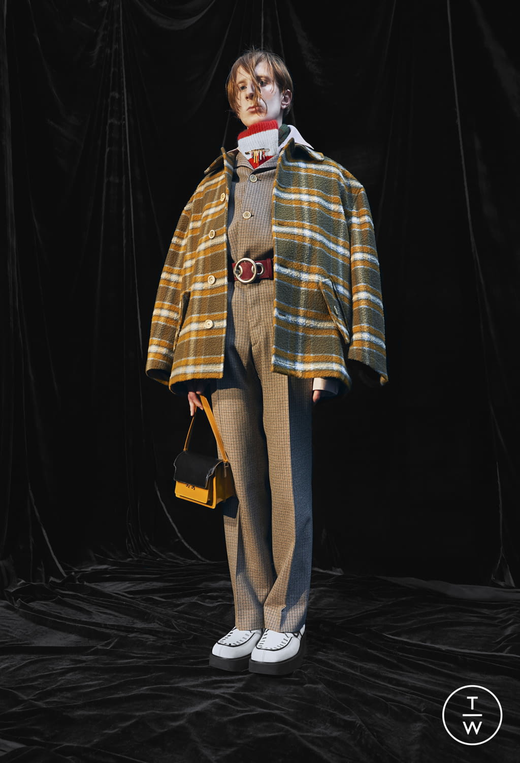 Fashion Week Milan Pre-Fall 2021 look 46 from the Marni collection 女装