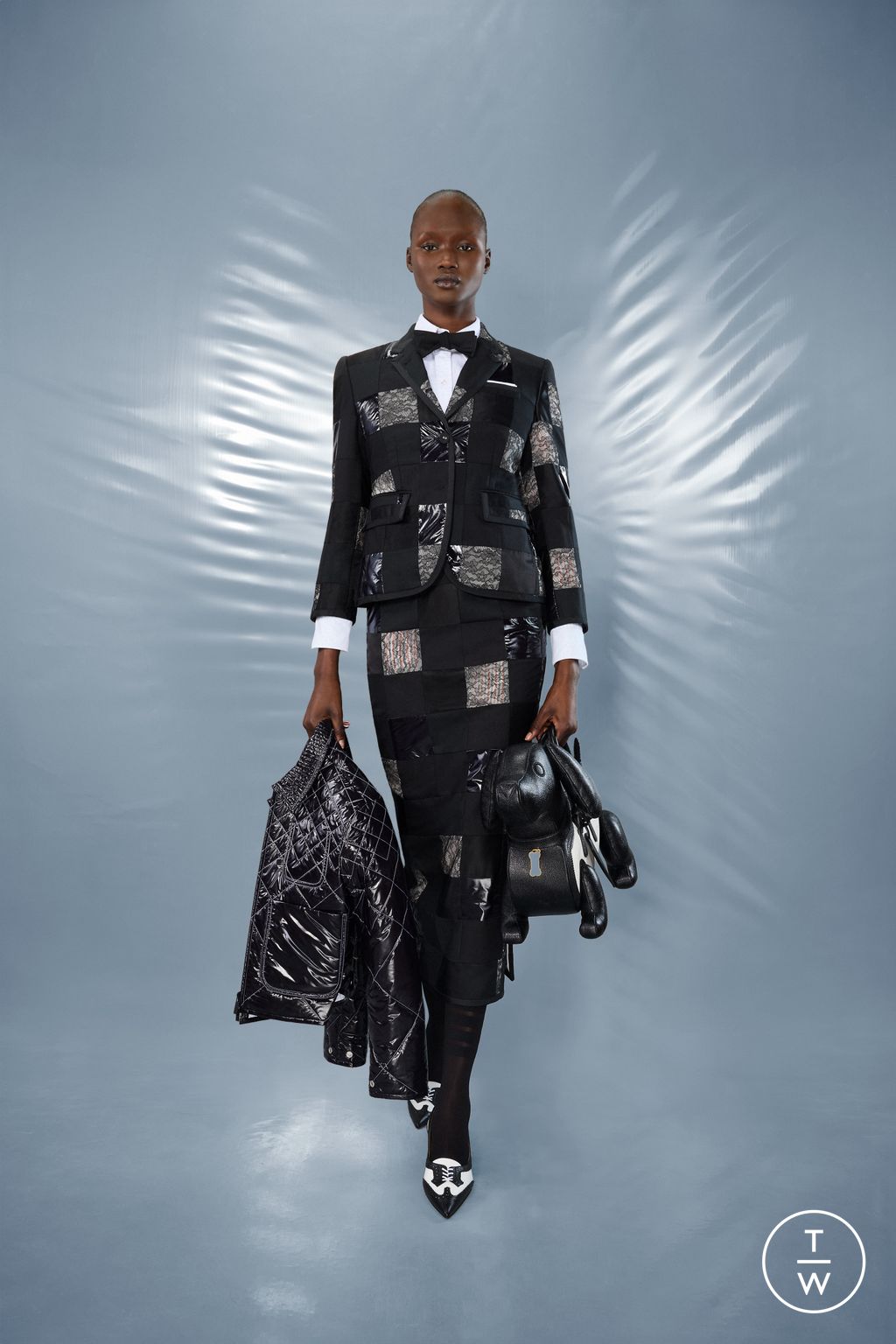 Fashion Week New York Resort 2025 look 47 de la collection Thom Browne womenswear