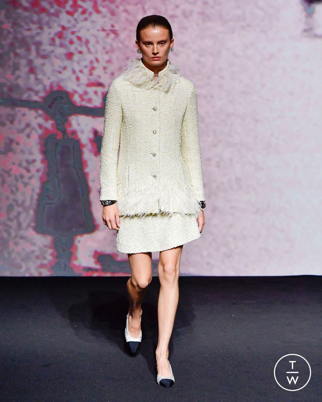 Fashion Week Paris Spring/Summer 2023 look 17 from the Chanel collection 女装