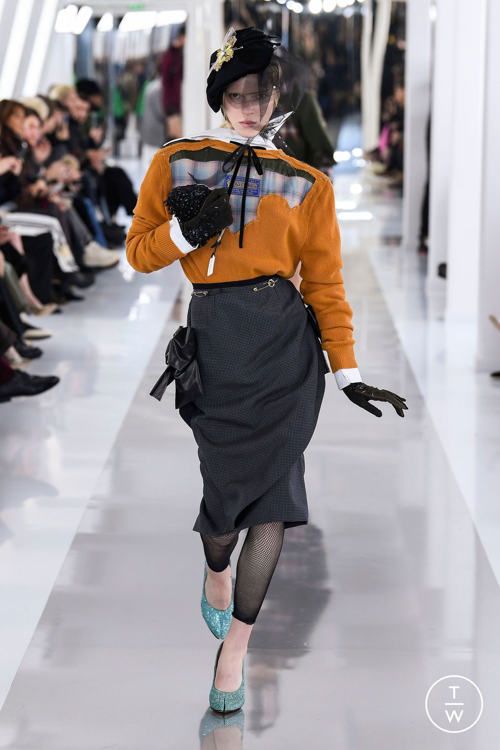 Fashion Week Paris Fall/Winter 2023 look 5 de la collection Maison Margiela menswear