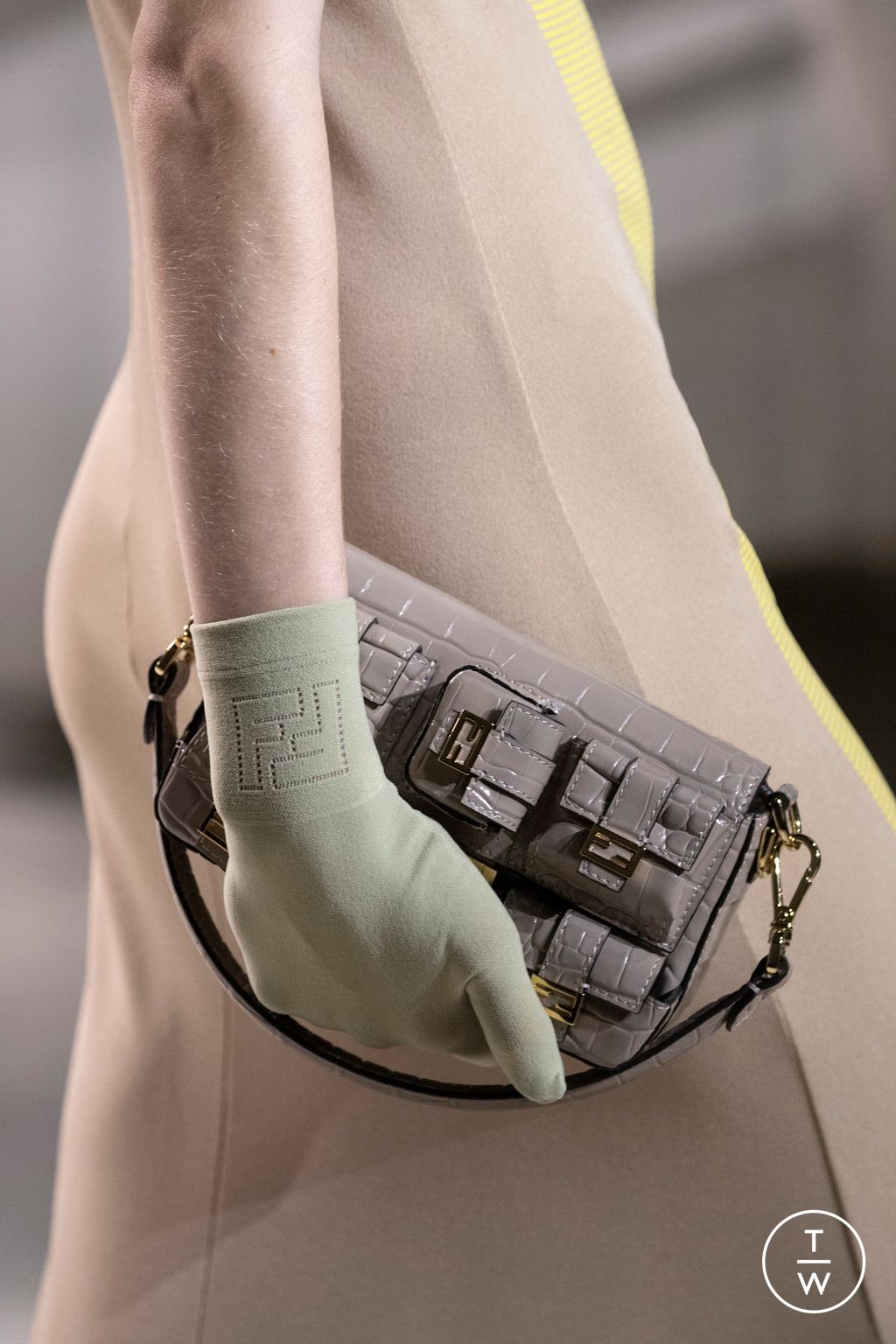 Fashion Week Milan Spring/Summer 2024 look 48 from the Fendi collection womenswear accessories