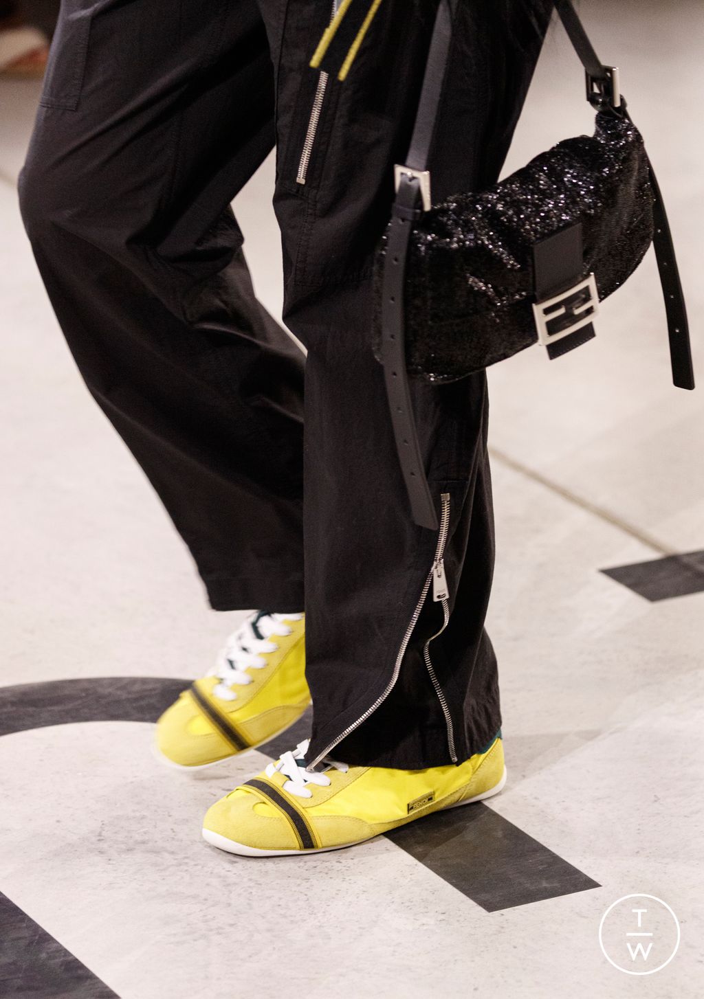 Fashion Week Milan Fall/Winter 2026 look 63 from the Fendi collection womenswear accessories