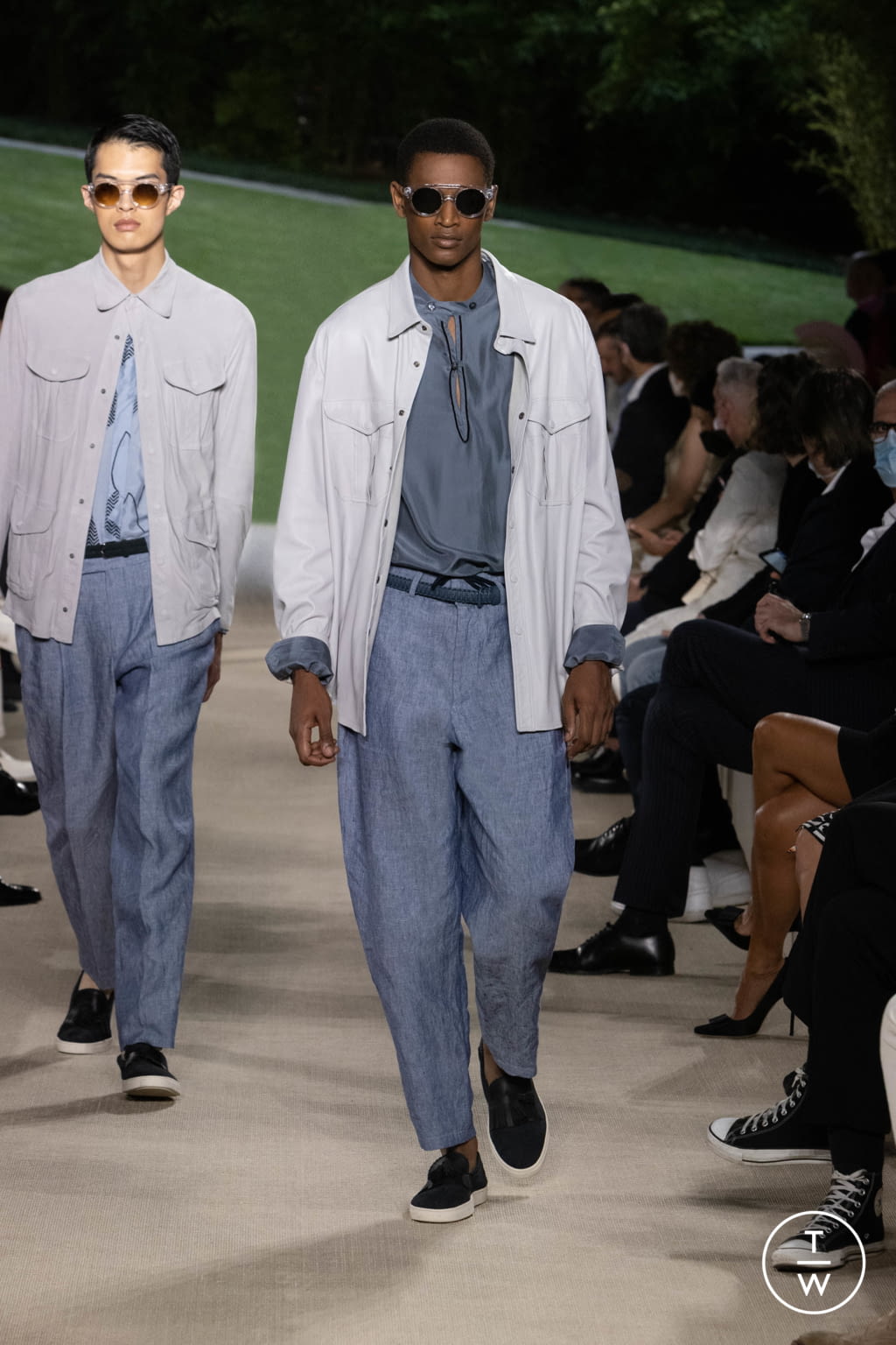Fashion Week Milan Spring/Summer 2022 look 48 from the Giorgio Armani collection menswear