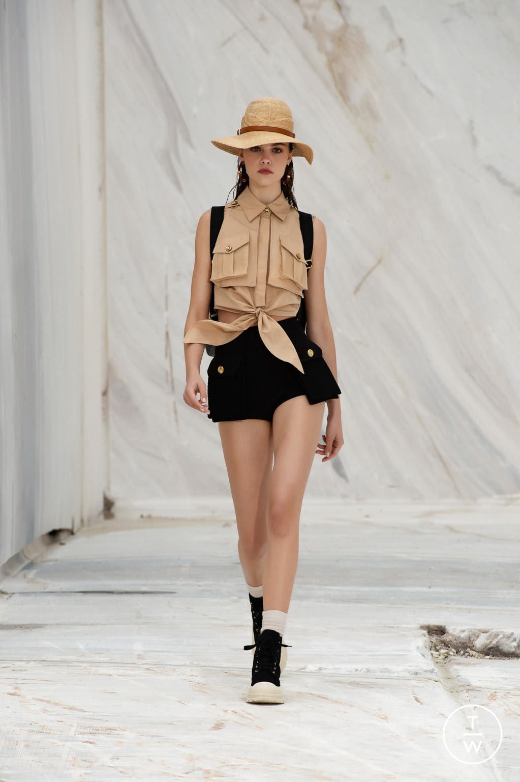 Fashion Week Milan Spring/Summer 2022 look 47 from the Elisabetta Franchi collection womenswear