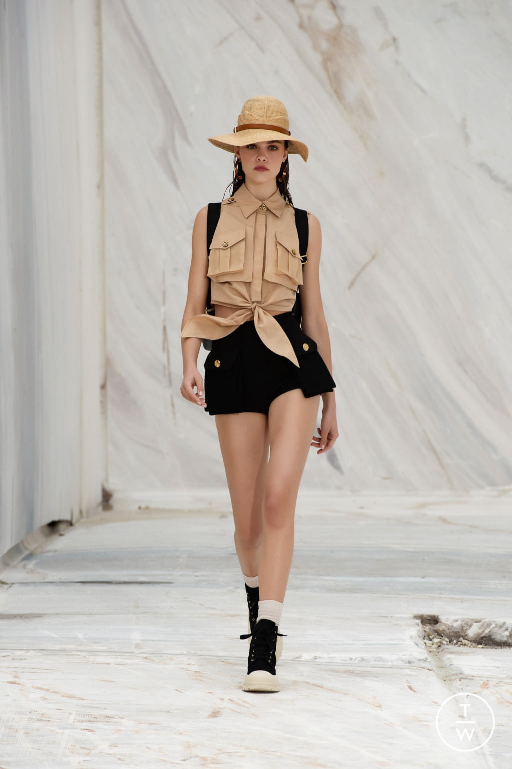 Fashion Week Milan Spring/Summer 2022 look 47 from the Elisabetta Franchi collection womenswear