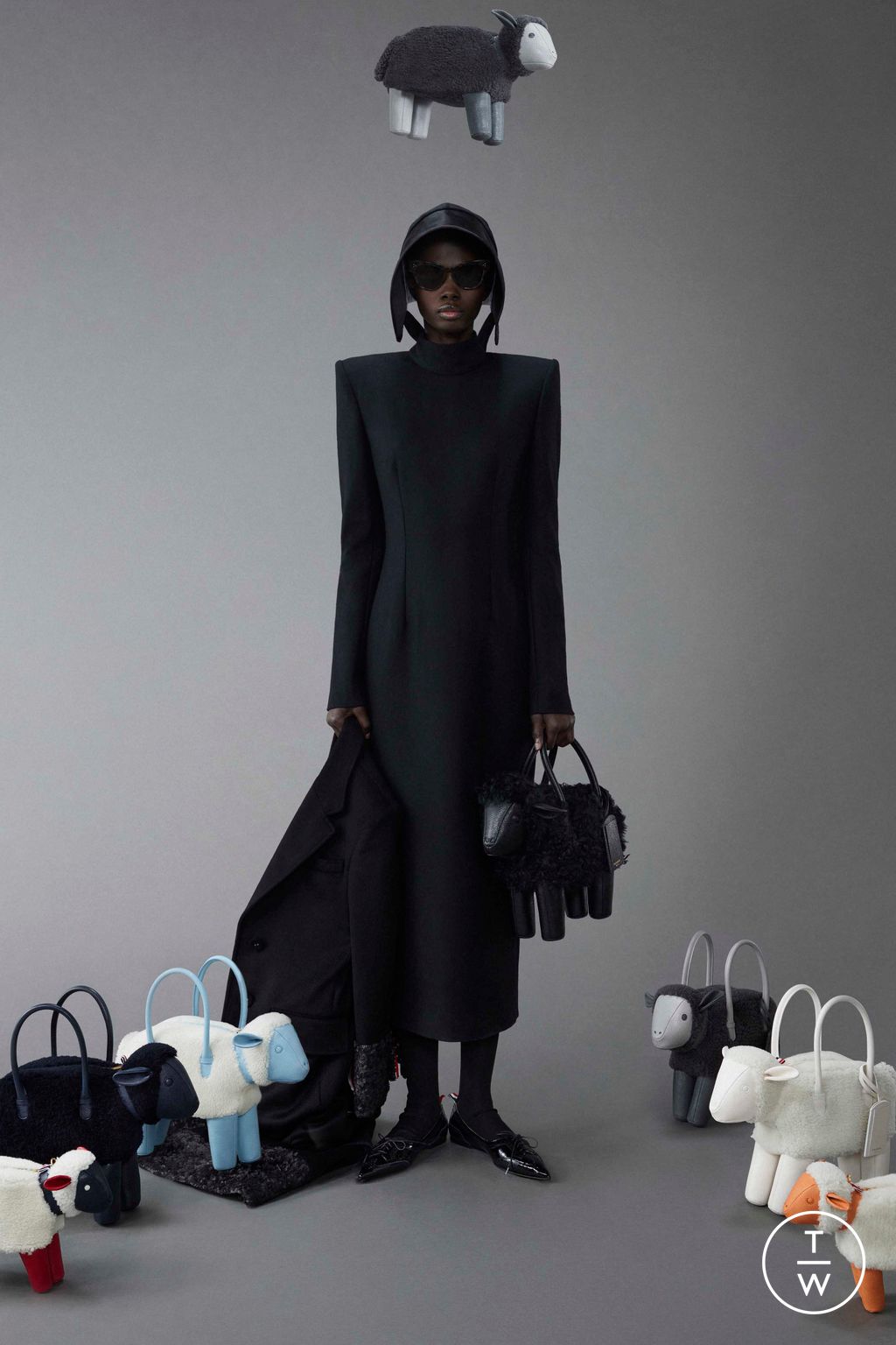 Fashion Week New York Resort 2024 look 47 from the Thom Browne collection womenswear