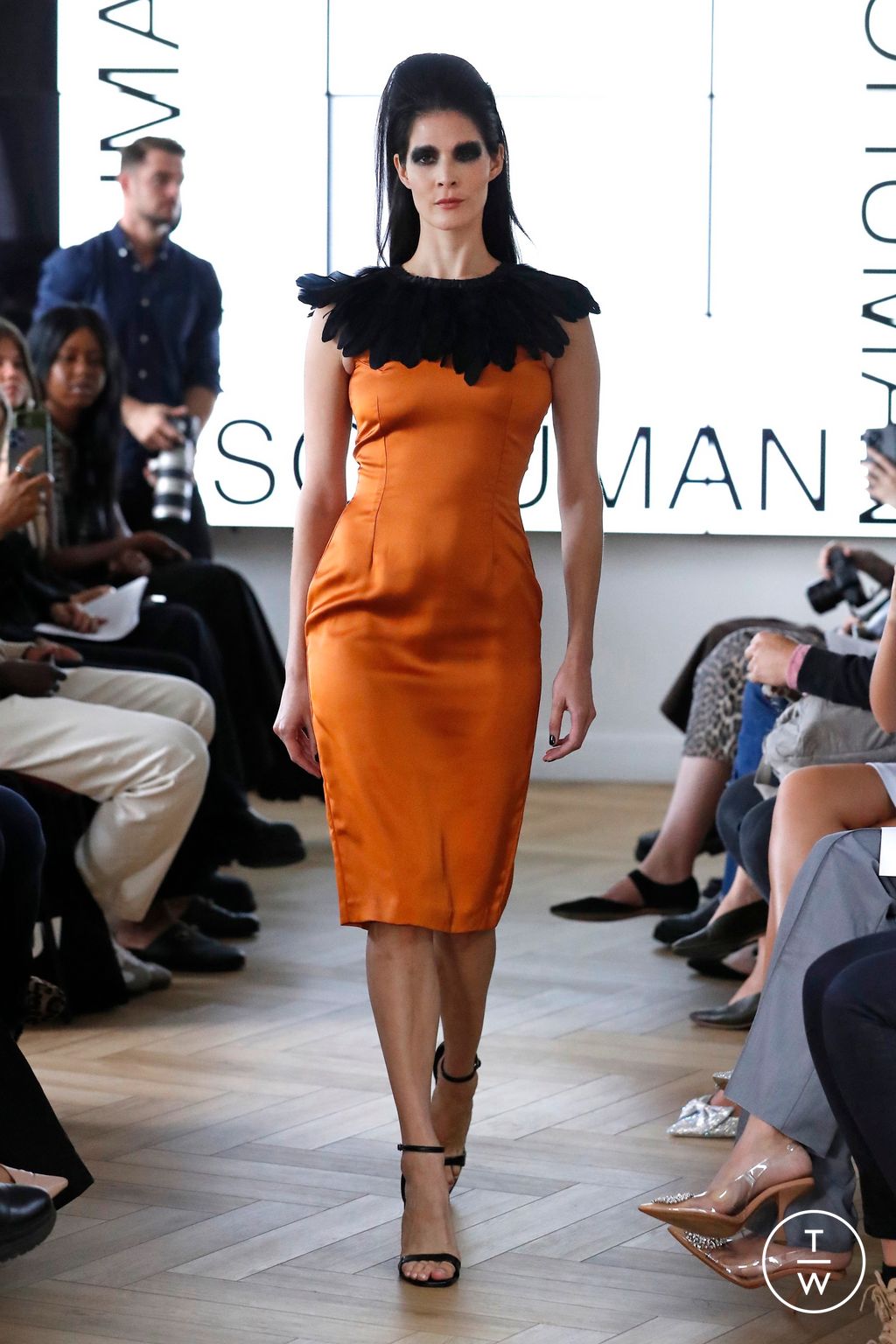 Fashion Week London Spring/Summer 2023 look 19 from the SOHUMAN collection womenswear