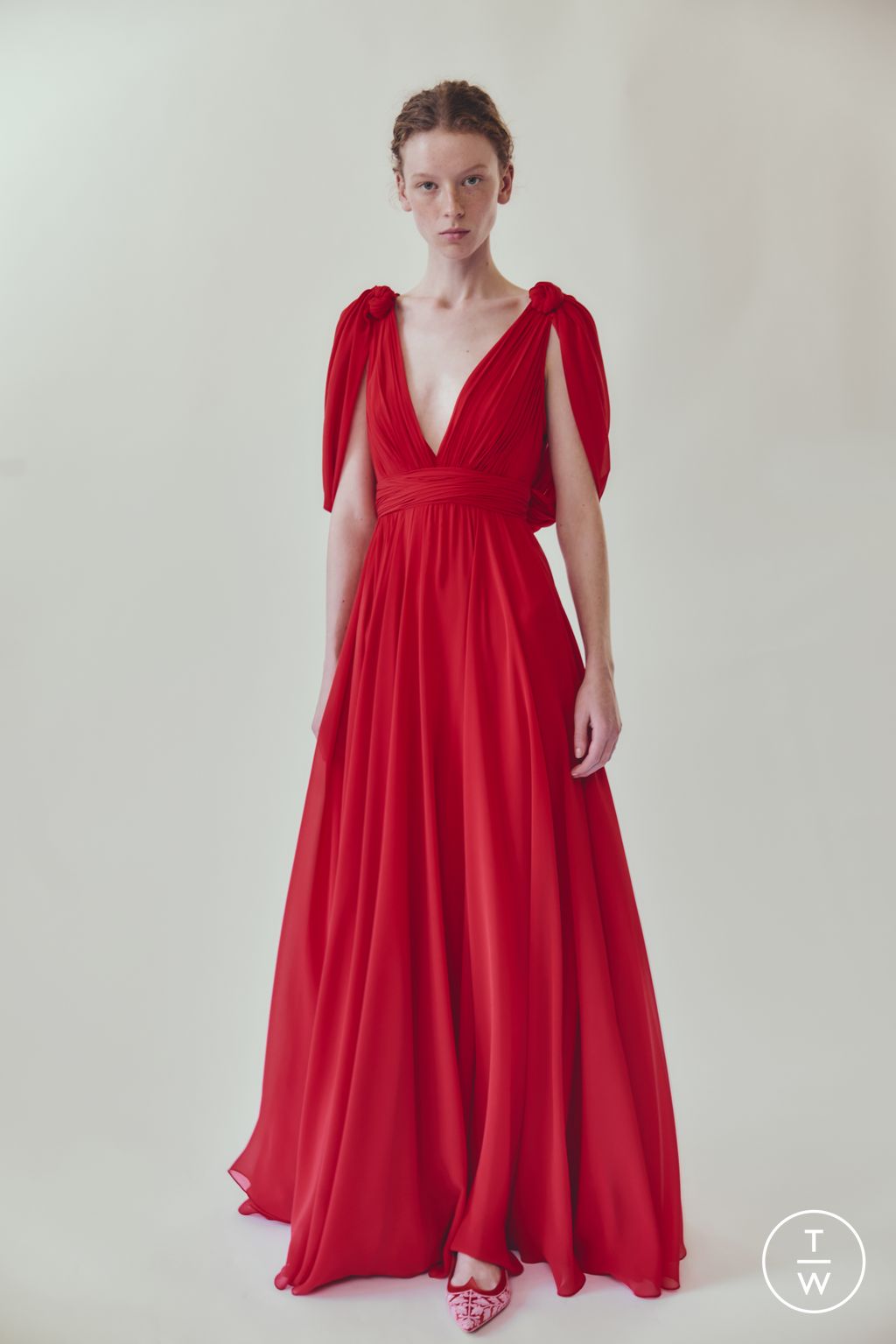 Fashion Week Paris Resort 2026 look 47 de la collection Giambattista Valli womenswear