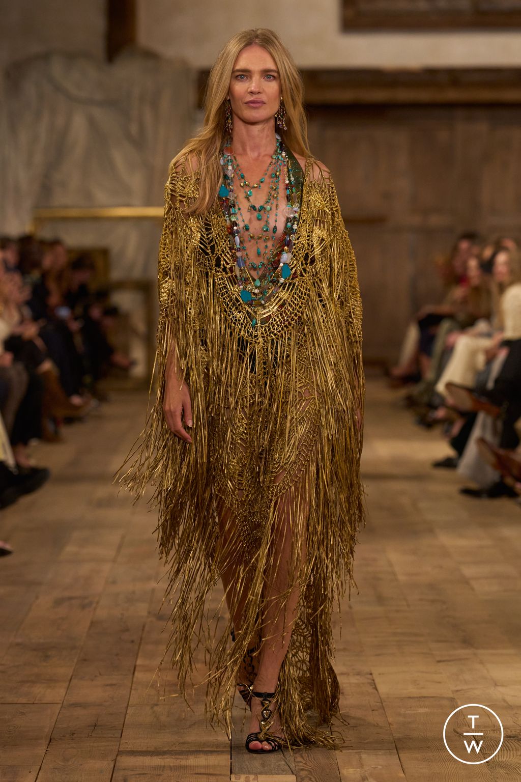 Fashion Week New York Spring/Summer 2024 look 48 from the Ralph Lauren collection womenswear