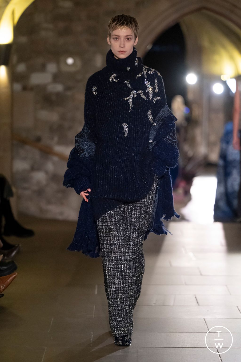 Fashion Week London Fall/Winter 2024 look 49 from the MITHRIDATE collection womenswear