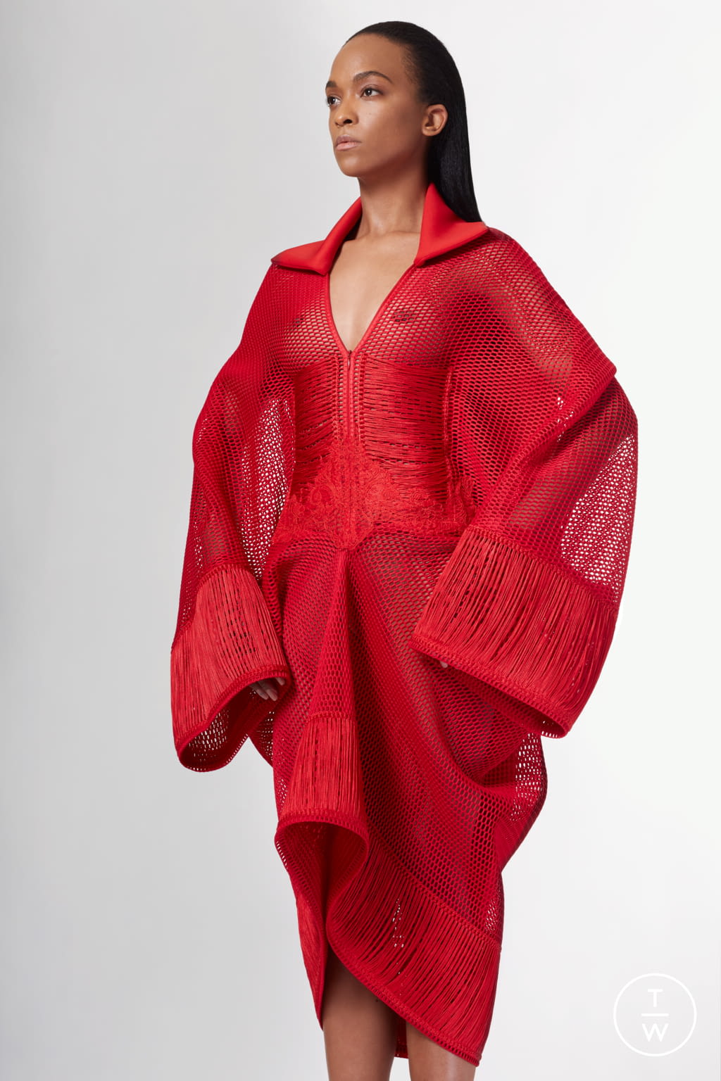 Fashion Week New York Fall/Winter 2021 look 48 from the Sukeina collection womenswear