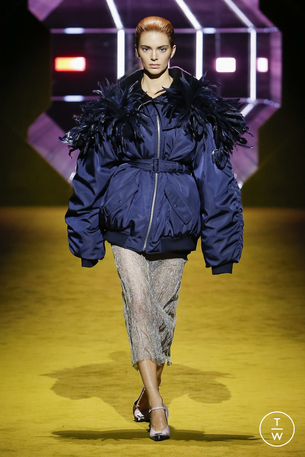 Fashion Week Milan Fall/Winter 2022 look 48 from the Prada collection womenswear