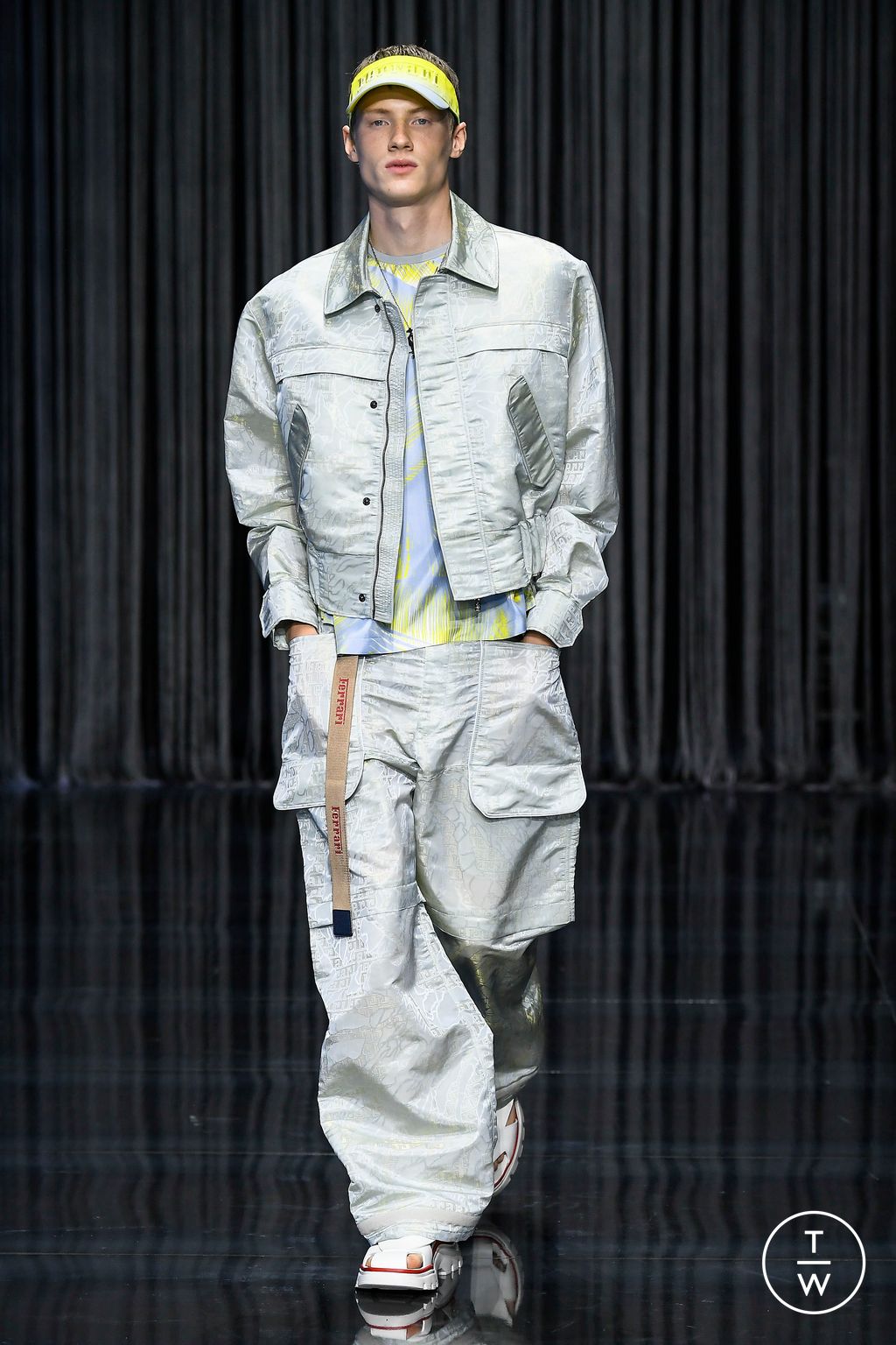 Fashion Week Milan Spring/Summer 2023 look 25 from the Ferrari collection womenswear