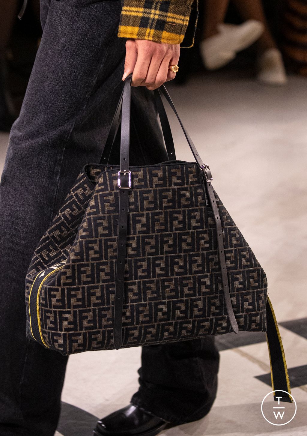 Fashion Week Milan Fall/Winter 2026 look 64 from the Fendi collection womenswear accessories