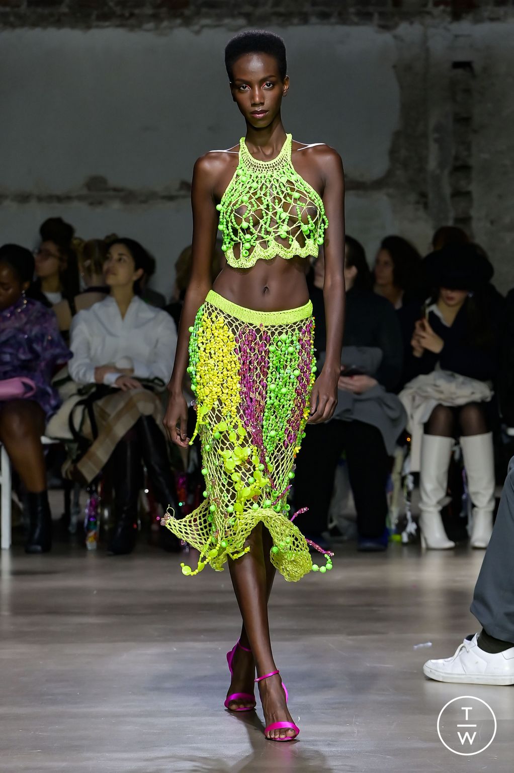 Fashion Week Paris Spring/Summer 2023 look 23 from the Germanier collection womenswear