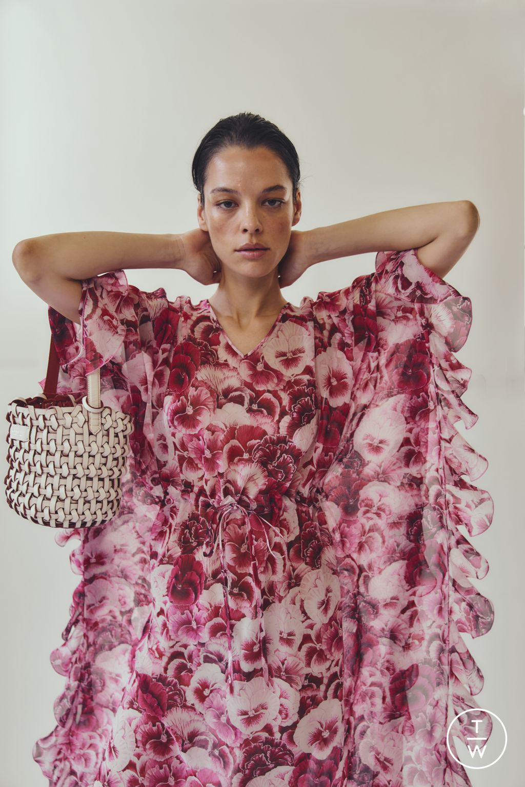 Fashion Week Paris Resort 2026 look 48 from the Giambattista Valli collection womenswear