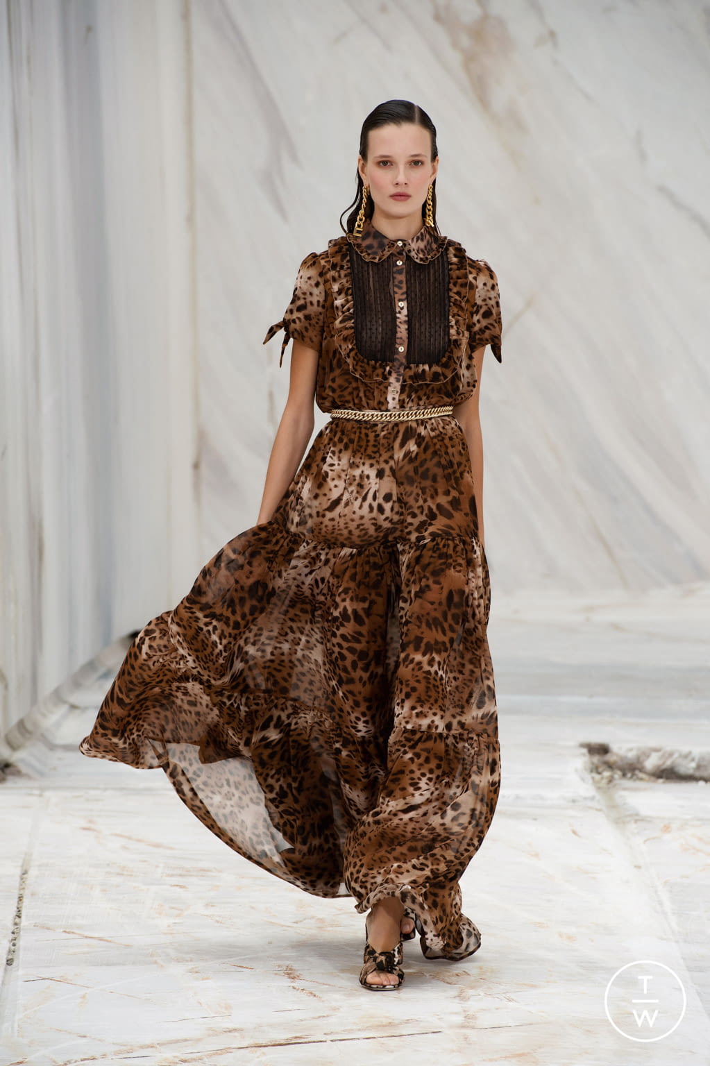 Fashion Week Milan Spring/Summer 2022 look 49 from the Elisabetta Franchi collection womenswear