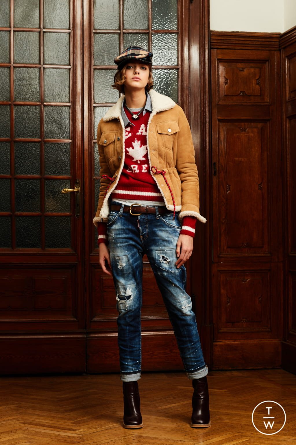 Fashion Week Milan Pre-Fall 2020 look 49 from the Dsquared2 collection 女装