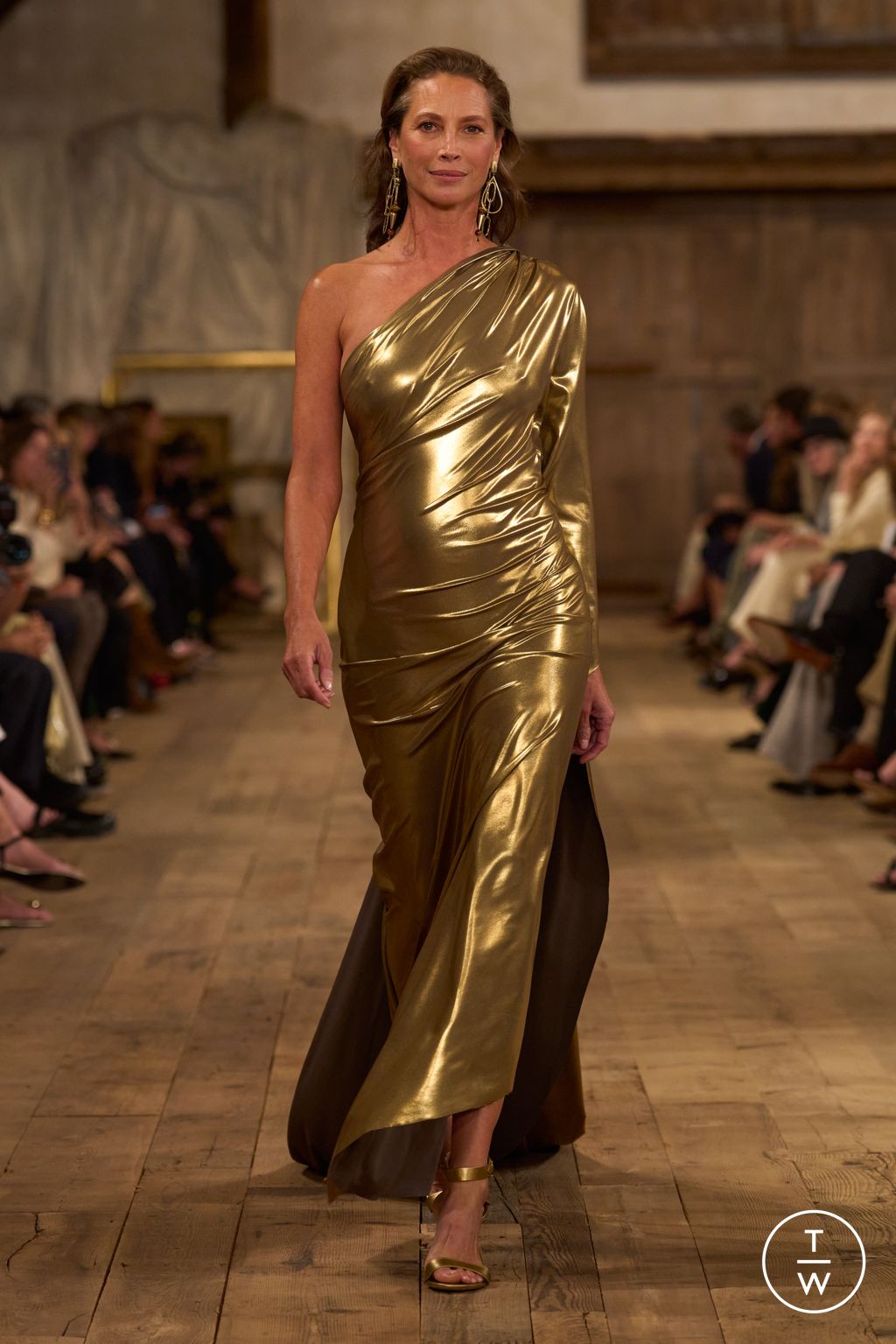 Fashion Week New York Spring/Summer 2024 look 49 from the Ralph Lauren collection womenswear