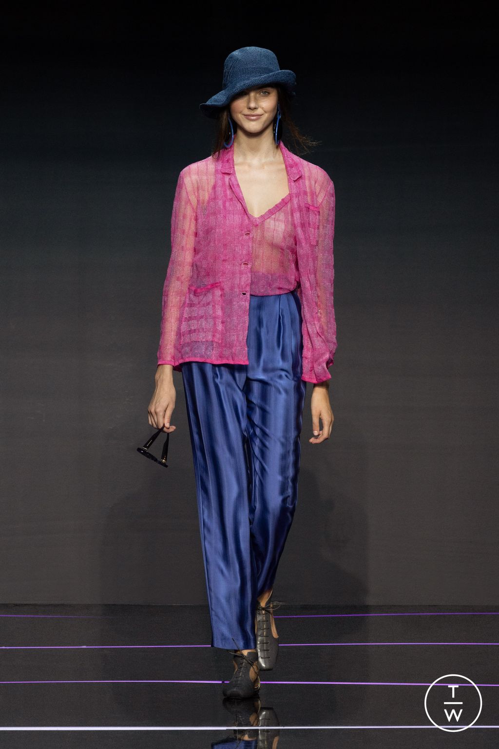 Fashion Week Milan Spring/Summer 2024 look 49 from the Emporio Armani collection womenswear