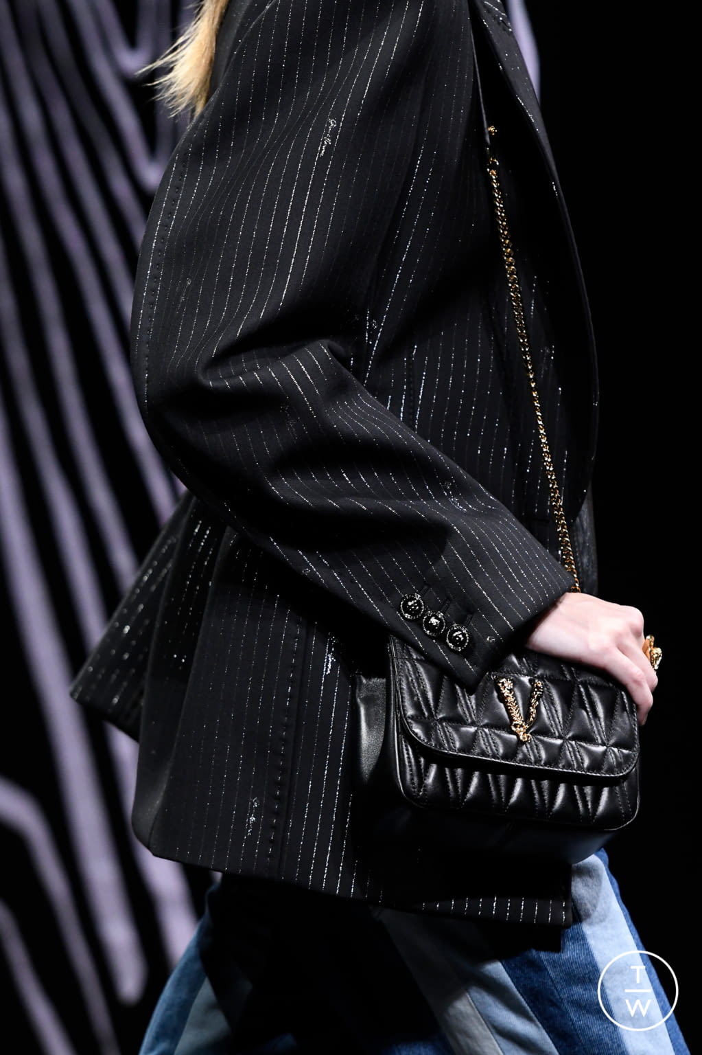Fashion Week Milan Fall/Winter 2020 look 42 from the Versace collection womenswear accessories