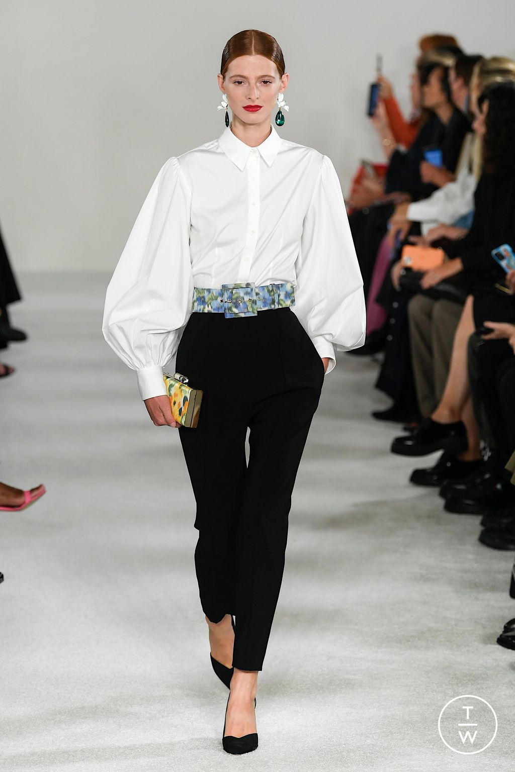 Fashion Week New York Spring/Summer 2023 look 11 from the Carolina Herrera collection 女装
