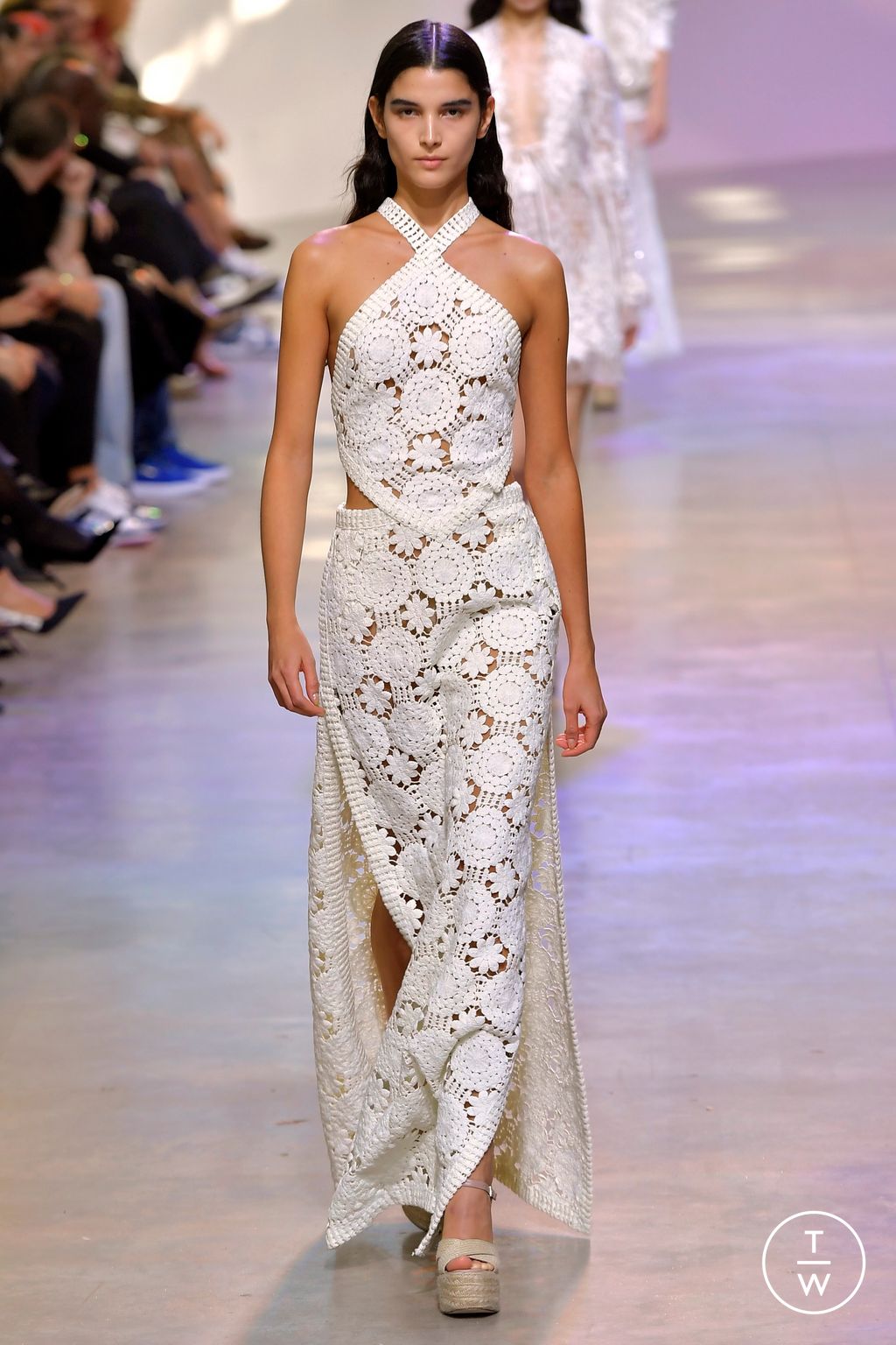 Fashion Week Paris Spring/Summer 2023 look 3 from the Elie Saab collection womenswear
