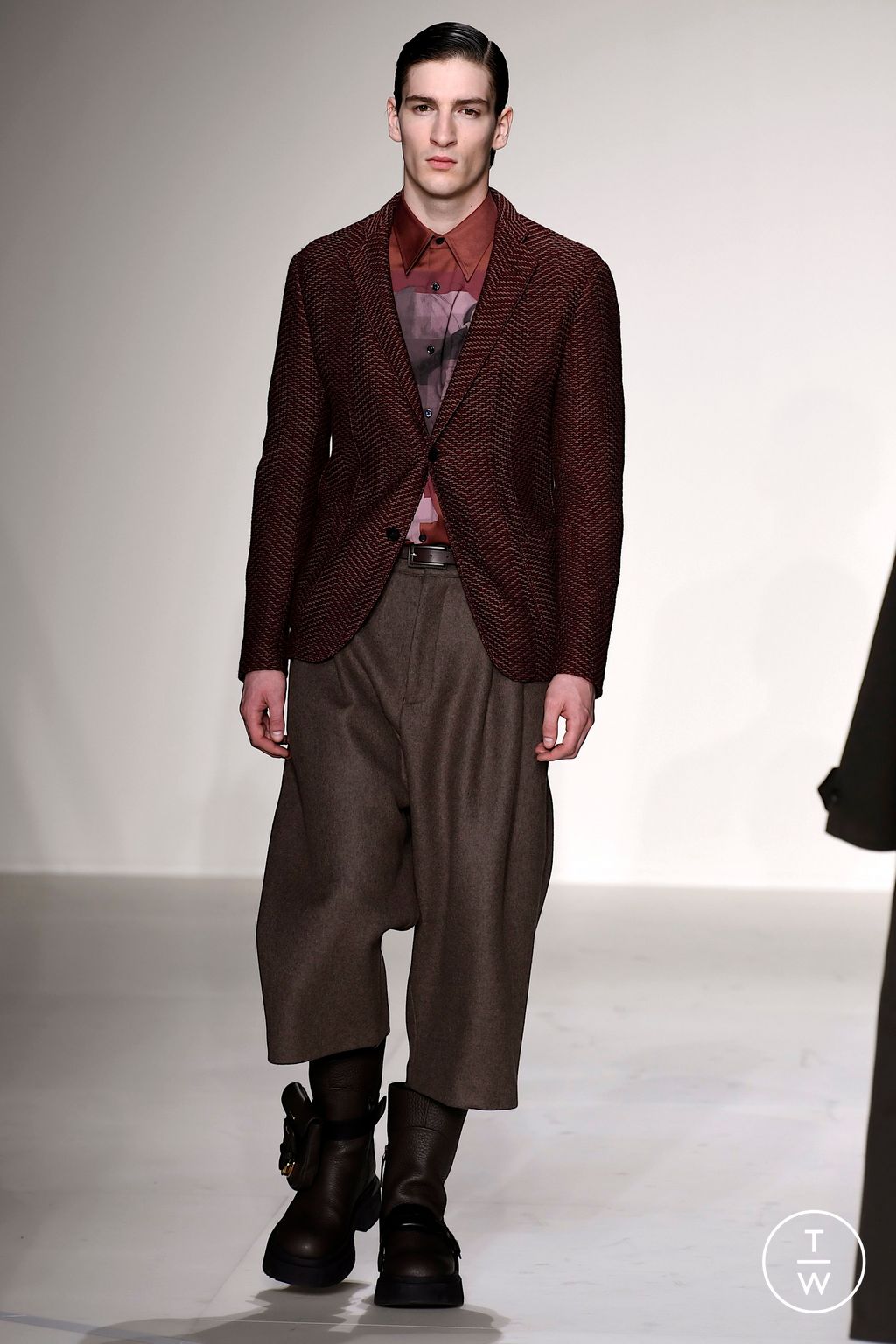 Fashion Week Milan Fall/Winter 2023 look 52 from the Emporio Armani collection menswear