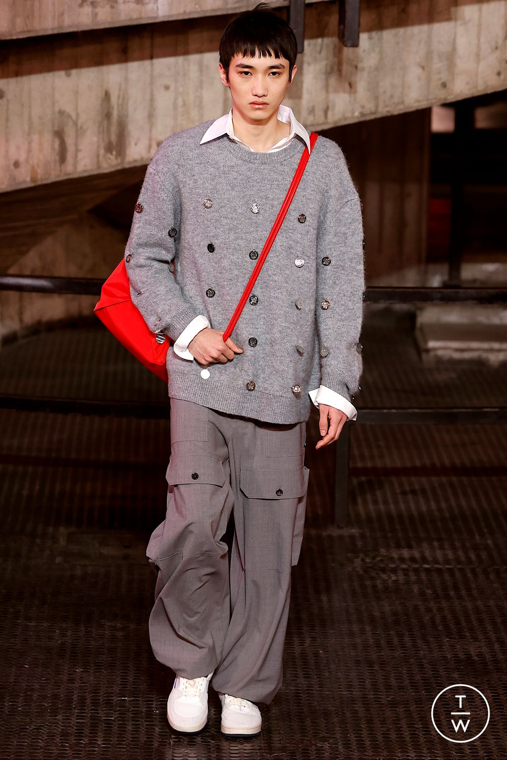 Fashion Week Milan Fall/Winter 2023 look 26 from the MSGM collection menswear