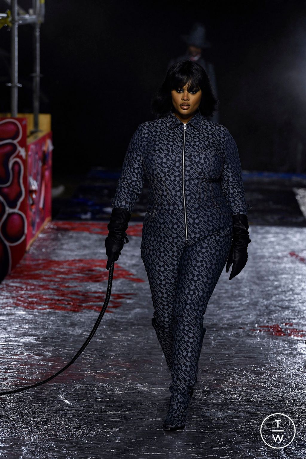 Fashion Week New York Fall/Winter 2022 look 80 from the Tommy Hilfiger collection womenswear