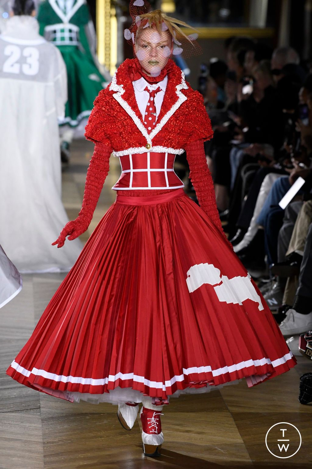Fashion Week Paris Spring/Summer 2023 look 29 from the Thom Browne collection womenswear