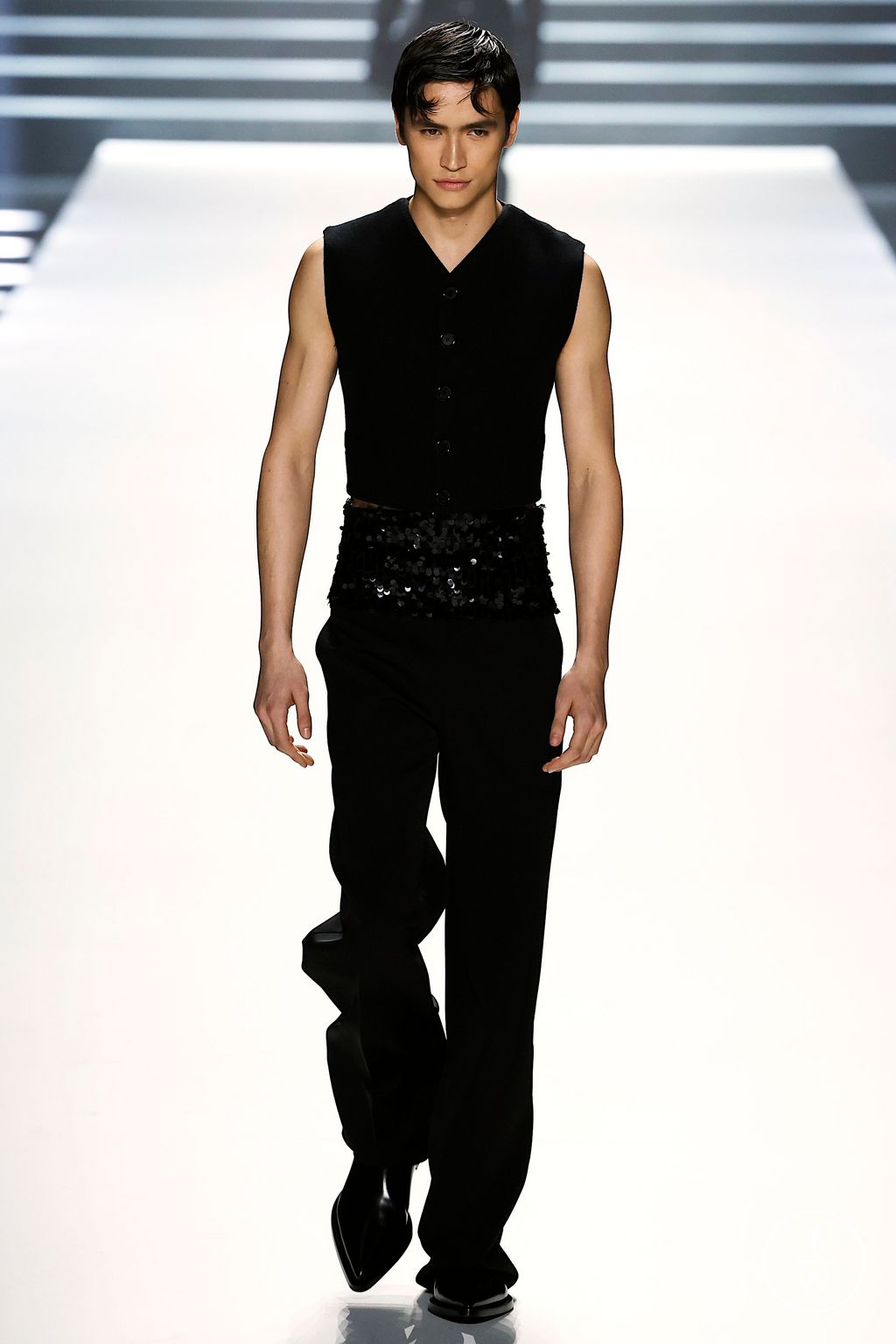 Fashion Week Milan Fall/Winter 2023 look 8 from the Dolce & Gabbana collection 男装