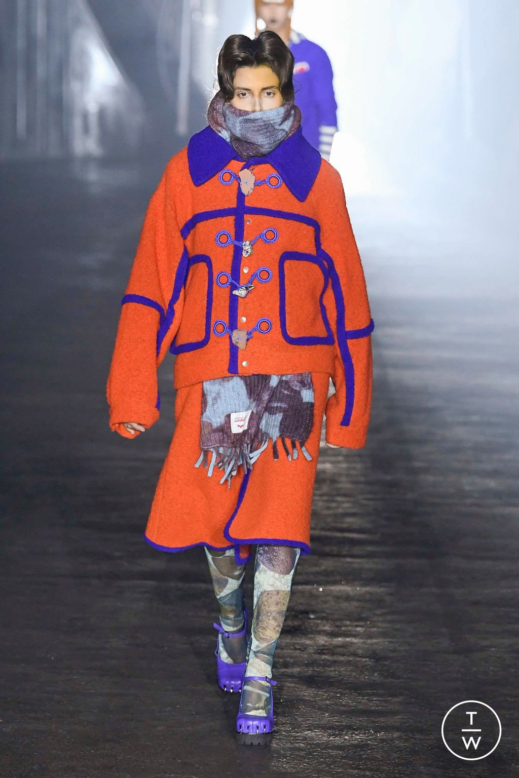 Fashion Week Milan Fall/Winter 2023 look 47 from the Charles Jeffrey LOVERBOY collection 男装