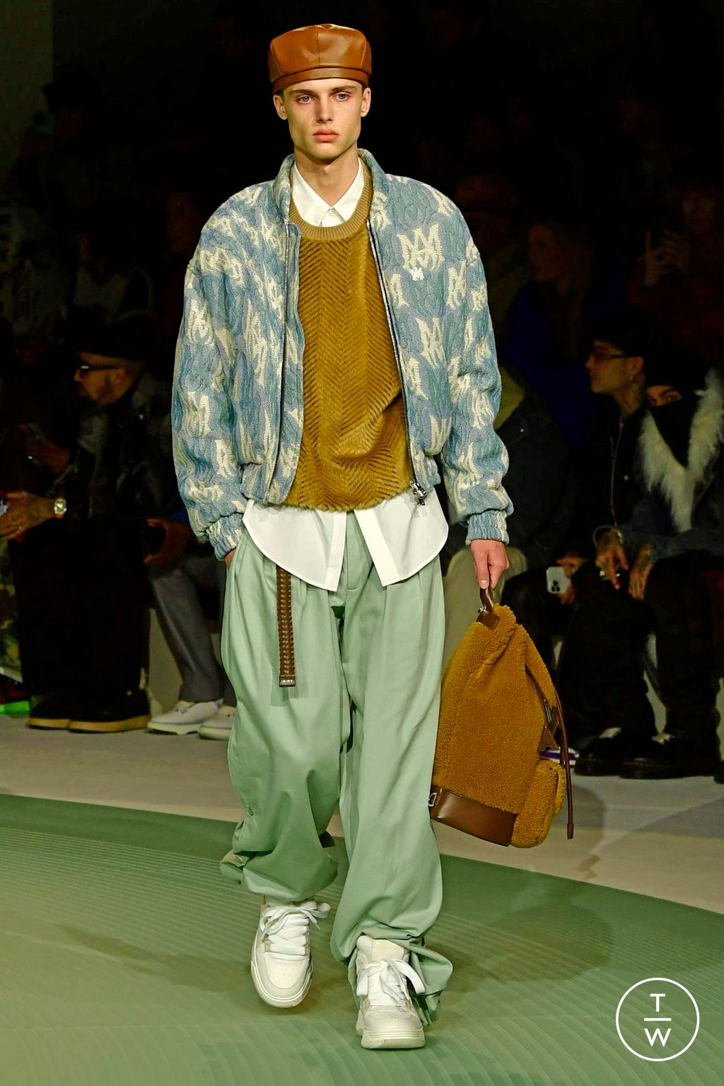 Fashion Week Paris Fall/Winter 2023 look 25 from the Amiri collection 男装