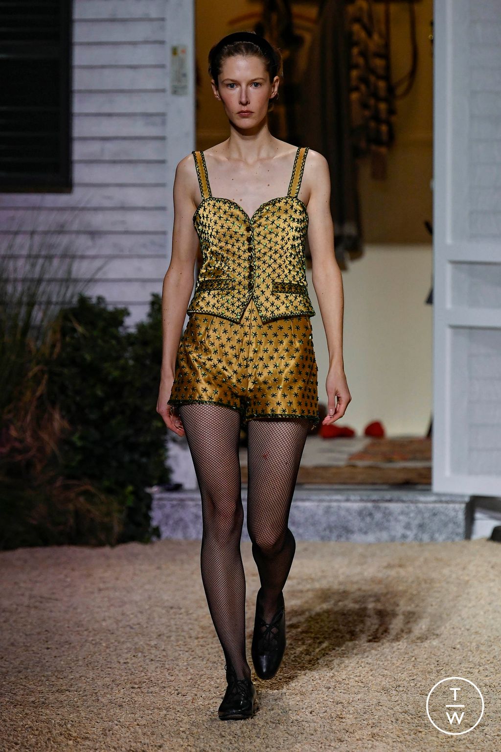 Fashion Week Paris Fall/Winter 2023 look 34 de la collection Bode menswear