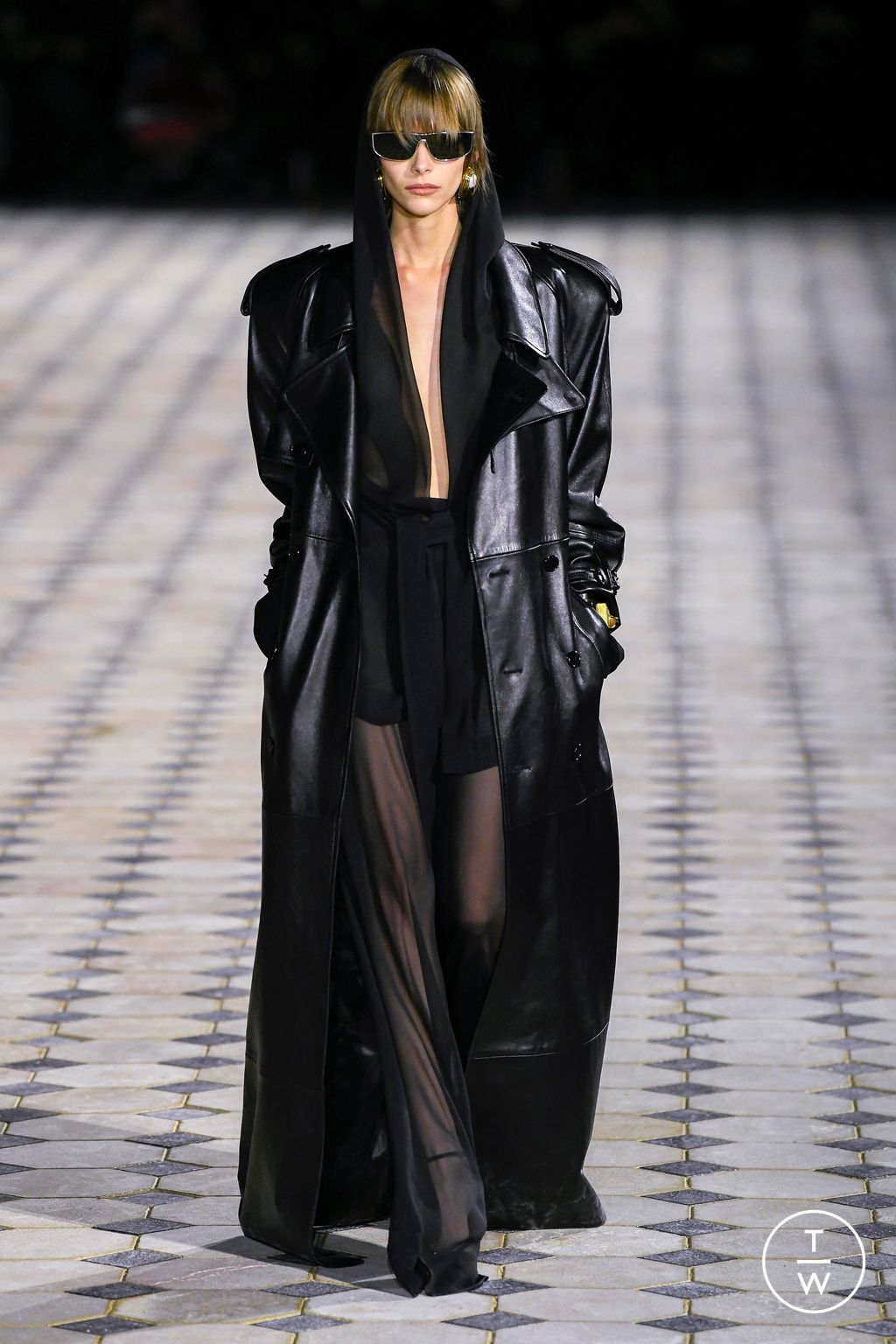 Fashion Week Paris Spring/Summer 2023 look 49 from the Saint Laurent collection womenswear