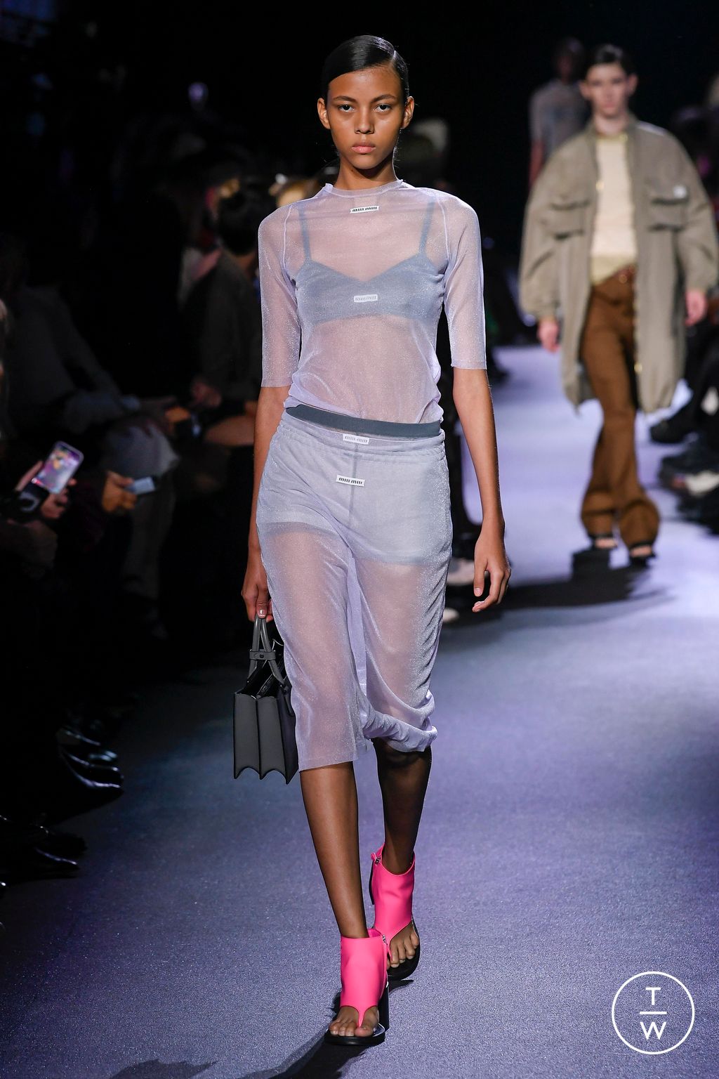 Fashion Week Paris Spring/Summer 2023 look 29 from the Miu Miu collection womenswear