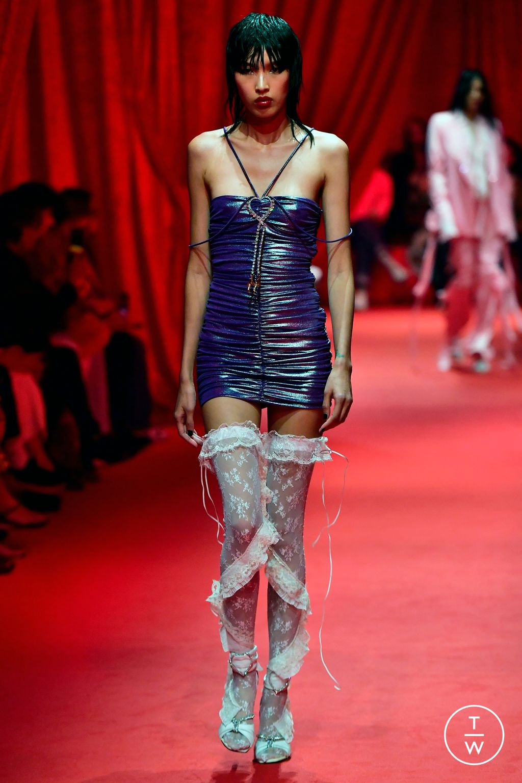 Fashion Week Milan Spring/Summer 2023 look 25 from the Aniye Records collection womenswear