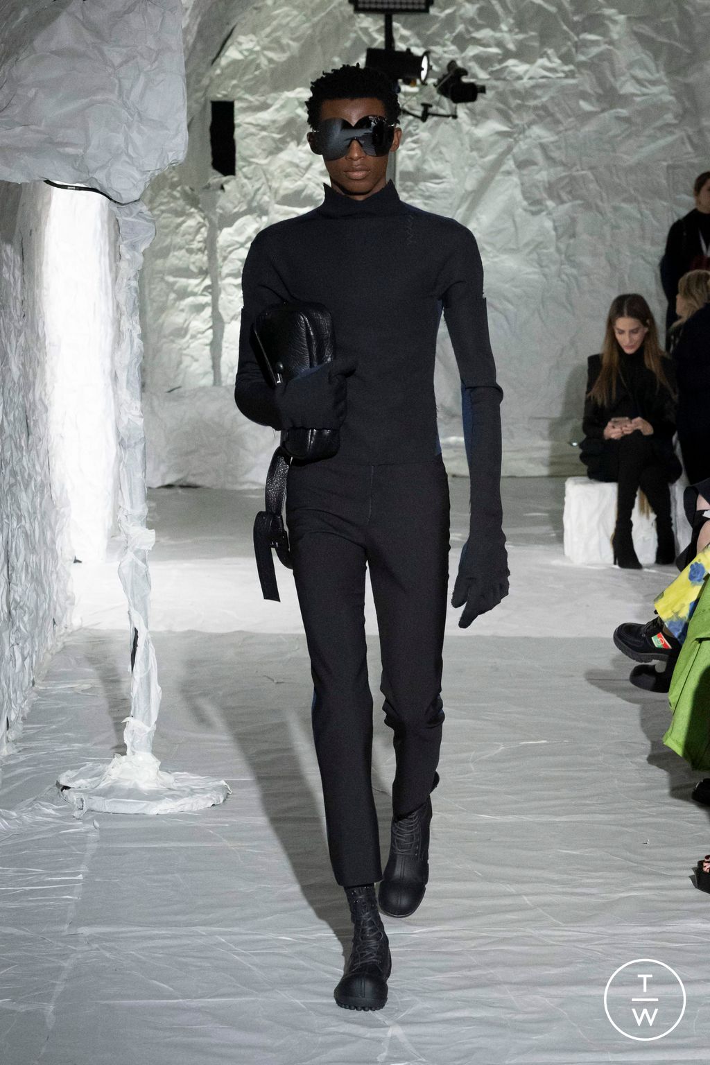 Fashion Week Milan Fall/Winter 2024 look 5 from the Marni collection womenswear